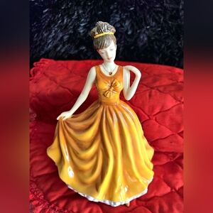 Royal Doulton White November Topaz Birthstone Plate Base